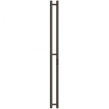 Полотенцесушитель электрический Двин (Dveen) X-2 neo 120x8 см, без полки, К диммер графит