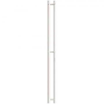 Полотенцесушитель электрический Двин (Dveen) X-2 neo 140x8 см, без полки, К диммер белый