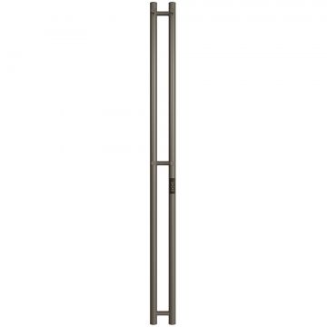 Полотенцесушитель электрический Двин (Dveen) X-2 neo 140x8 см, без полки, К диммер графит