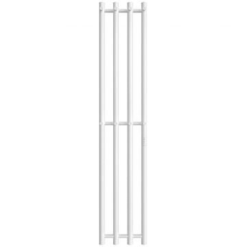 Полотенцесушитель электрический Двин (Dveen) X-4 neo 160x18 см, без полки, К диммер белый