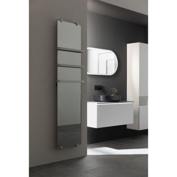 Полотенцесушитель электрический зеркальный Allen Brau Infinity 8.21006.GL, белый