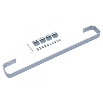 Рейлинг для полотенцесушителя Allen Brau Infinity 8.21007.BA-2, серебро брашированное