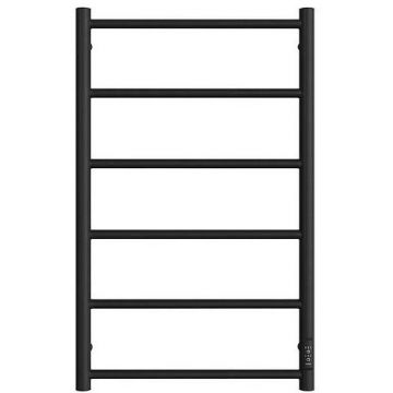 Полотенцесушитель электрический Stout (Стаут) Jazz Round Черный матовый 80х50 см (SHQ-J2RR-008050)