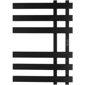 Полотенцесушитель электрический Stout (Стаут) Neosoul Quadro Черный матовый 70х50 см (SHQ-N2QQ-007050)