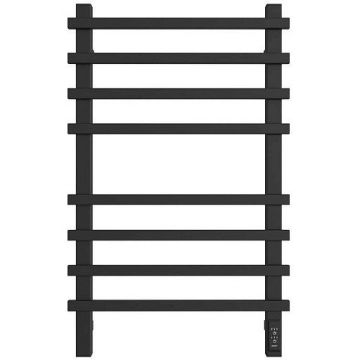 Полотенцесушитель электрический Stout (Стаут) Techno Quadro Черный матовый 80х50 см (SHQ-T2QQ-008050)