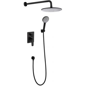 Душевой комплект Creto (Крето) Mare 1.0 MARE-WSM3-BK черный матовый