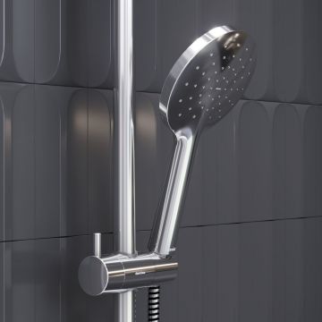 Ручной душ Damixa (Дамикса) Jupiter хром, 1 функция, круглый, 977020000