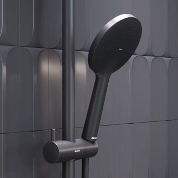 Ручной душ Damixa (Дамикса) Jupiter круглый, 1 функция, черный, 977020300