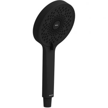 Ручной душ Damixa (Дамикса) Apollo круглый, 3 функции, черный, 947020300
