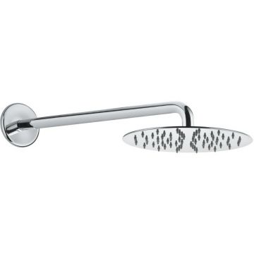 Верхний душ Fiore Shower, круглый ультратонкий Ø20 см и настенный кронштейн 33,7 см, цвет золото 30OO8630