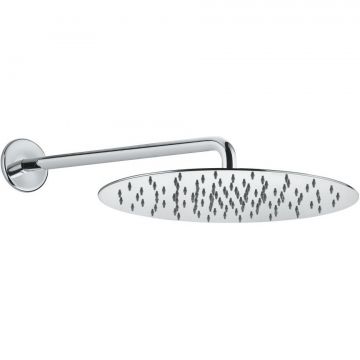 Верхний душ Fiore (Фиоре) Shower, круглый ультратонкий Ø40 см и настенный кронштейн 33,7 см, цвет хром 30CR8632