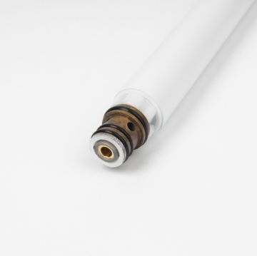 Излив для кухни Iddis (Иддис), J-образный, нерж. сталь, 184х235 мм, поворотный, белый, 995J18W5SM