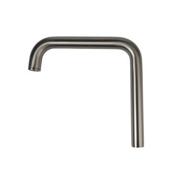 Излив для кухни Iddis (Иддис), L-образный, нерж. сталь, 200х330 мм, поворотный, графит, 995L20G5SM