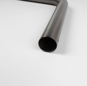 Излив для кухни Iddis (Иддис), L-образный, нерж. сталь, 200х330 мм, поворотный, графит, 995L20G5SM