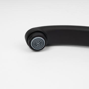 Излив для кухни Iddis (Иддис), нерж. сталь, 207х152 мм, поворотный, черный, 995V21B5SM