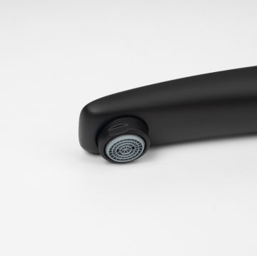 Излив для раковины Iddis (Иддис), латунь, 163 мм, фиксированный, черный, 995C16B1SM