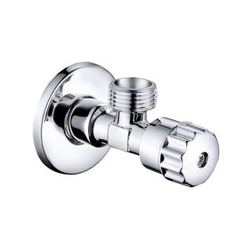 Кран угловой Iddis (Иддис), с отражателем, 1/2; 1/2, кран-букса, латунь, 910B0P2C2CZ