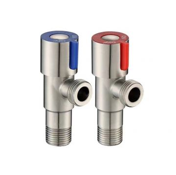 Кран угловой Iddis (Иддис), с отражателем, 1/2; 1/2, кран-букса, нержавеющая сталь, 2 шт, 910S0Z5C2CZ