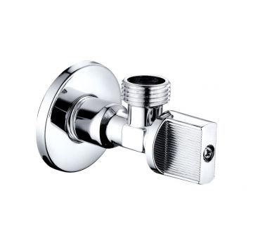 Кран угловой Iddis (Иддис), с отражателем, 1/2; 1/2, шаровой, латунь, 910B0P1B2CZ