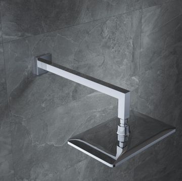 Кронштейн для верхнего душа в стену Iddis Optima Home, квадратный, хром, , OPH41CSi61