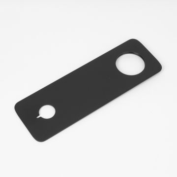 Отражатель для смесителя Iddis (Иддис) уплотнитель в к-те, квадратный, черный, 98200SB3SM