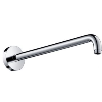 Настенный держатель Hansgrohe верхнего душа 38.9 см 1/2, без шарнира с розеткой, цвет: хром 27413000
