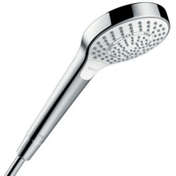 Ручной душ Hansgrohe (Хансгрое) Crometta 11 см, цвет: белый/хром 26800400