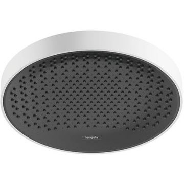 Верхний душ Hansgrohe (Хансгрое) Rainfinity, d=360 мм, 1 jеt, потолочный держателем, цвет: белый матовый 26231700