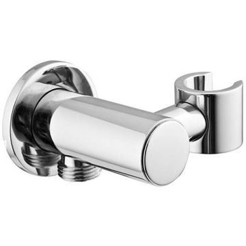Держатель ручного душа Nicolazzi (Николации) Accessori Classica, с подводом воды 1/2″, цвет: хром C7124MCR