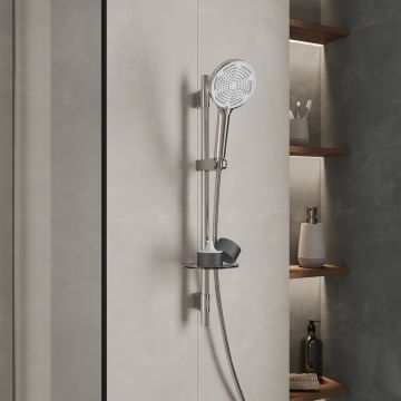 Душевой гарнитур со штангой Milardo (Милардо) Ideal Spa глянцевый хром ILS3C70M16