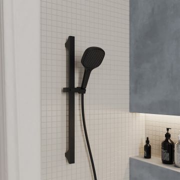 Лейка для душа Milardo (Милардо) Ideal Spa, 3F черный матовый, ILS3FB0M18