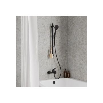 Стойка для душа, Milardo (Милардо) Ideal Spa черный матовый ILS70B0M17