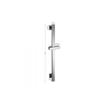 Стойка для душа Magnus (Магнус) 9283, хром