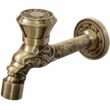 Сливной кран Bronze de Luxe (Бронз Де Люкс) длинный 21594/1 (насадка-рассекатель) бронза