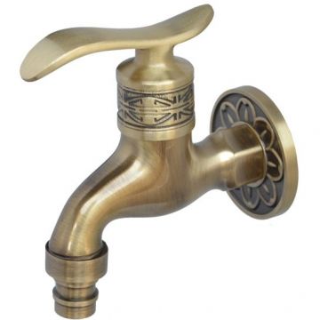 Сливной кран Bronze de Luxe (Бронз Де Люкс) 21599/2 (насадка под шланг) бронза