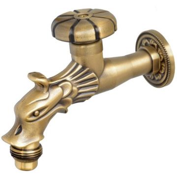 Сливной латунный кран Bronze de Luxe (Бронз Де Люкс) для хамама 21600 (насадка-рассекатель) бронза