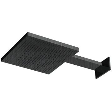 Верхний душ Almar (Алмар) Velvet 30х30 см., 2 режима, с настенным держателем, цвет: нержавеющая сталь брашированная E044277.BS