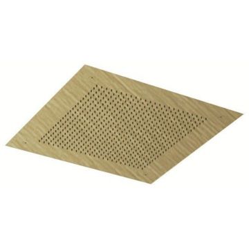 Верхний душ Almar (Алмар) Velvet Rain, встраиваемый, 38х38 см., 1 режим, цвет: латунь брашированная РVD E044279.HB