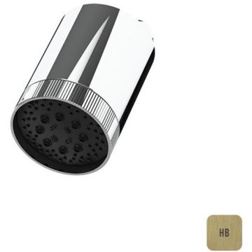 Верхний душ Almar (Алмар) D10.2 см., 3 режима, с настенным держателем, цвет: латунь брашированная РVD E044286.HB