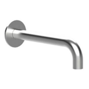 Излив Almar (Алмар) настенный 240 мм с круглым отражателем, цвет: нержавеющая сталь брашированная АISI 316 E098012.316