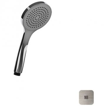 Ручной душ Almar (Алмар) Velvet Rain с функцией Velvet, пластик, цвет: никель брашированный E082114.NB