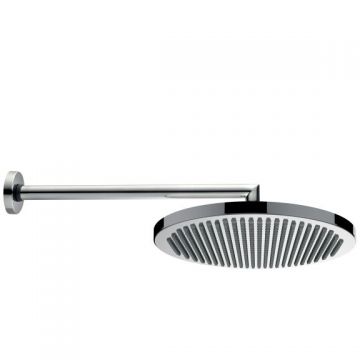 Верхний душ Bossini (Боссини) Apice 280 мм., с настенным держателем 330 мм, цвет: хром H70430H.030
