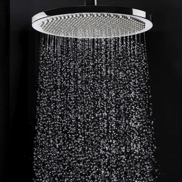 Верхний душ Bossini (Боссини) Apice 280 мм., с настенным держателем 330 мм, цвет: хром H70430H.030