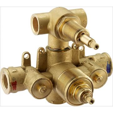 Встраиваемая часть термостатического смесителя Cisal (Кисал) Complementi с переключателем на 2 положения, ZА01810104 ZA01810104