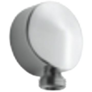 Шланговое угловое подсоединение Daniel (Дэниел) Showers, круглой формы, 1/2, хром A525 cr