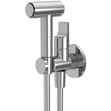 Гигиенический душ Fima Carlo Frattini (Фима Карло Франтини) Collettivita, настенный, с шлангом 120 см., цвет: хром F2320/4CR