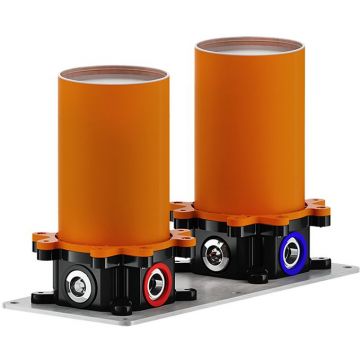 Встраиваемая часть напольного смесителя Gessi (Гесси) Venti20 для ванны, цвет: хром 65099№ 031