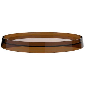 Съемный диск для смесителя Laufen (Лауфен) Kartell d=275 мм, цвет: янтарь 3.9833.5.081.001.1