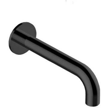 Излив Stella (Стелла) Sirius для ванны, 20 см., настенный, цвет: nеrо mаtt РVD SR09009PV17