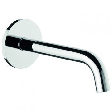 Круглый излив для встраиваемого смесителя Emmevi (Эммеви) Filobrass, длина 20 см, цвет зачищенный никель C06439/NS